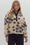 Floral Fleece with Pockets