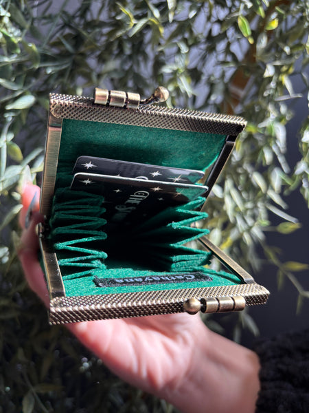 Card Holder + Wallet -  Bamboo Leaves