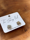 Tiger Studs in Gold and Silver