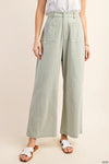 Linen Lightweight Pants in Light Sage