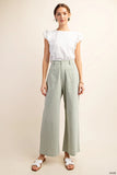 Linen Lightweight Pants in Light Sage