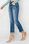 High Rise Straight Leg Jeans - Risen