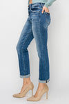 High Rise Straight Leg Jeans - Risen