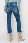 High Rise Straight Leg Jeans - Risen