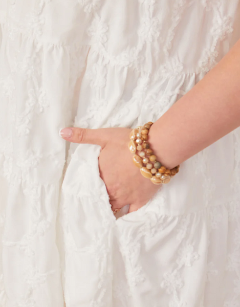 White on White Floral Dress