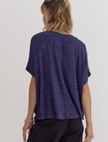 Super Soft Knit V-Neck Tee