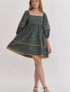 Cottagecore Square Neck Dress