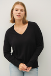 Staple V-Neck Drop Shoulder Sweater