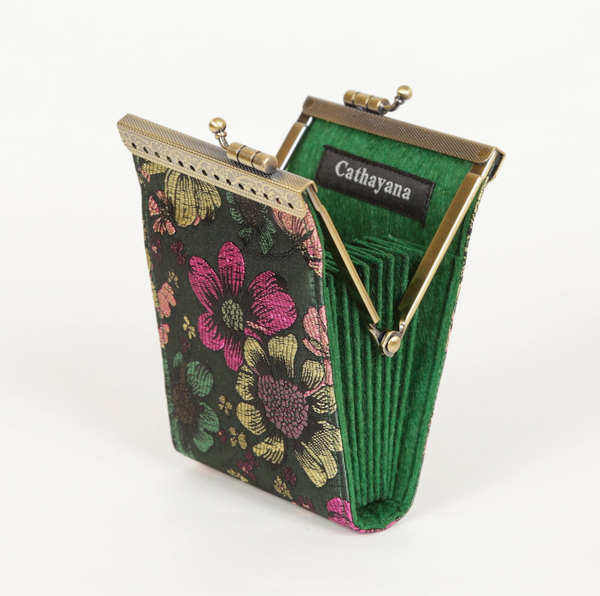 Card Holder + Wallet -  Bamboo Leaves