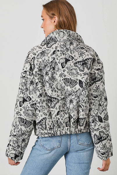 Jacquard Butterfly Jacket