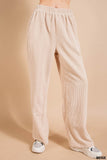 Soft Corduroy Wide Leg Pants