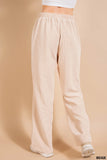 Soft Corduroy Wide Leg Pants