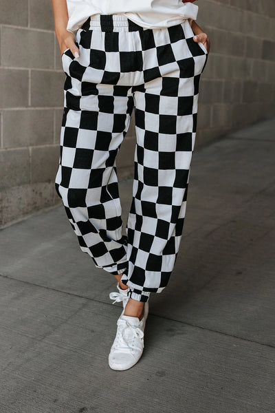 Checkered Joggers