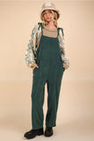 Fleece Jumpsuit in Forest Green