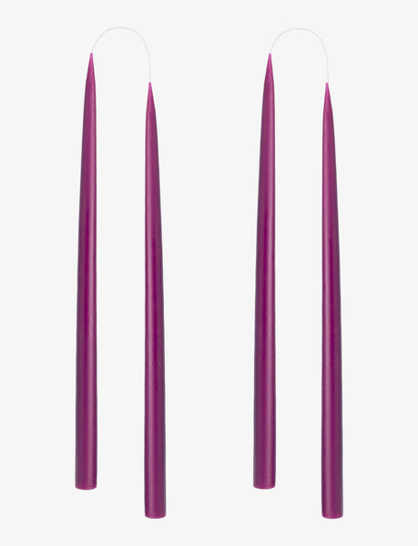 Danish Taper Candles- Heather - BOGO