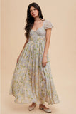 Enchanted Lace and Chiffon Maxi Dress