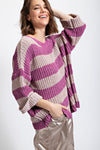 Slouchy Striped Sweater