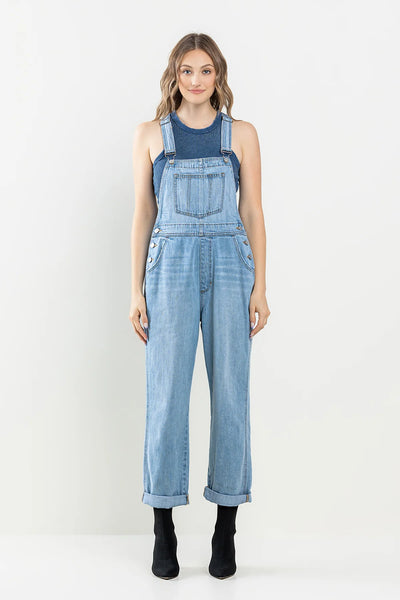 Light Wash Overalls