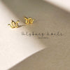 Snake Stud Earrings Gold or Silver